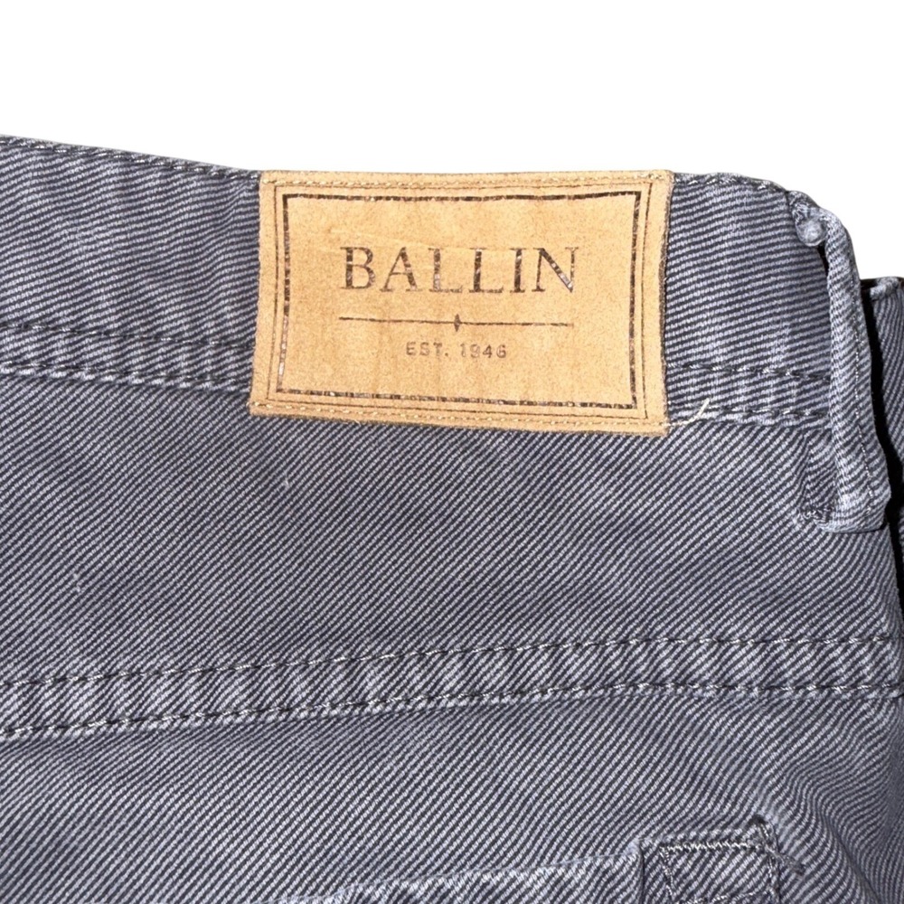 Ballin Crescent‎ Modern 5 pocket twill pants pavement gray Size 38 - Picture 2 of 7